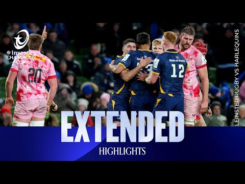 Tries Galore In Ireland | Leinster Rugby v Harlequins | Investec Champions Cup Extended Highlights