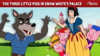 The Three Little Pigs in Snow White's Palace 🐷