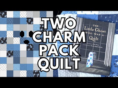 The Little Ghost Who Was a Quilt Pattern | 2 Charm Pack Quilt Pattern | Free Halloween Quilt Pattern