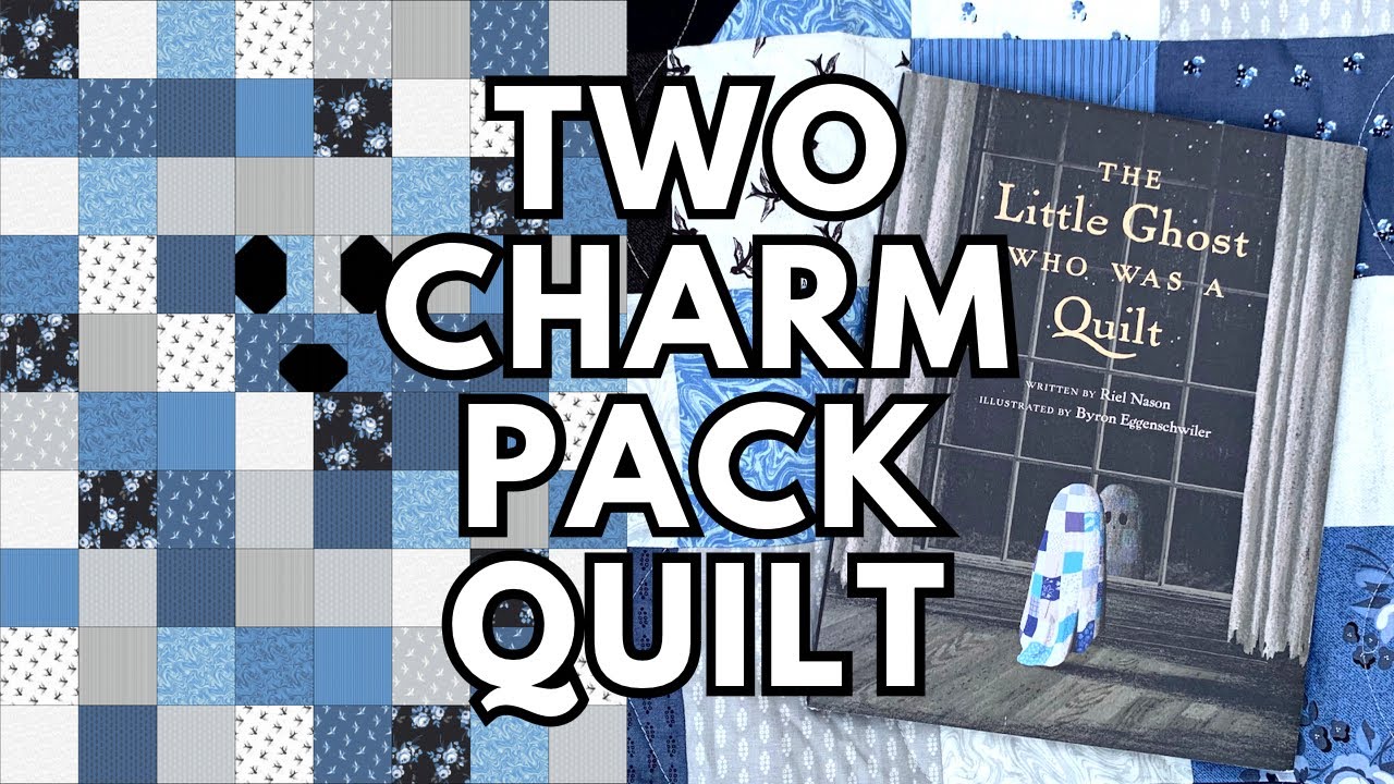 The Little Ghost Who Was a Quilt Pattern | 2 Charm Pack Quilt Pattern | Free Halloween Quilt Pattern