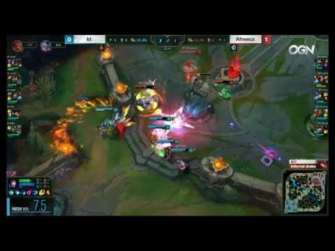 KT Smeb Rumble VS AFS Marin Dr Mundo Game 2 Highlights   2017 LCK Spring W10D3