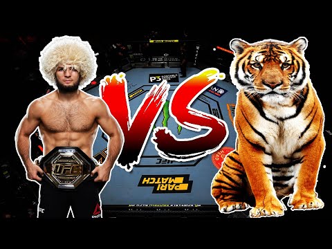 VS BATTLE UFC TIGER VS KHABIB NURMAGOMEDOV