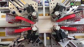 MÁY RÁP CÁNH CỬA TỦ SẤY KEO BẰNG CAO TẦN - WOODMASTER