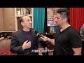 RAY MANCINI ON CANELO BEING P4P - "I ADMIRE CANELO; FIGHT GGG AGAIN & WIN DECISIVELY"