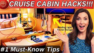 21 Things You NEED To Do in ANY Cruise Ship Cabin on Day 1!