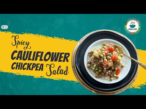Spicy Cauliflower Chickpea Salad | Easy Allergy-Friendly & Vegan Recipe