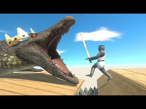 Attack King Purussaurus Castle - Animal Revolt Battle Simulator