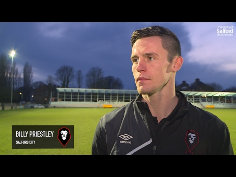 Salford City 5-0 AFC Fylde - Billy Priestley post match interview