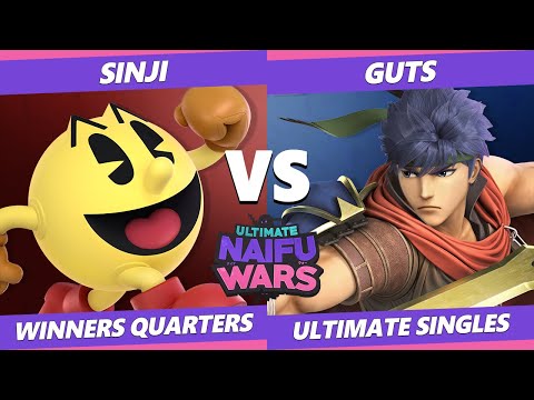 Naifu Wars 13 Winners Quarters - Sinji (Pac-Man) Vs. Guts (Ike) SSBU Singles