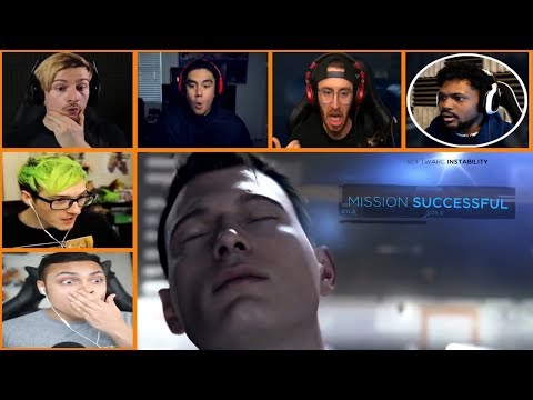 Let's Players Reaction To The Chapter 1 Ending | Detroit Become Human