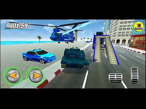 US Police Plane Transporter: Transport Simulator - Android Gameplay FullHD