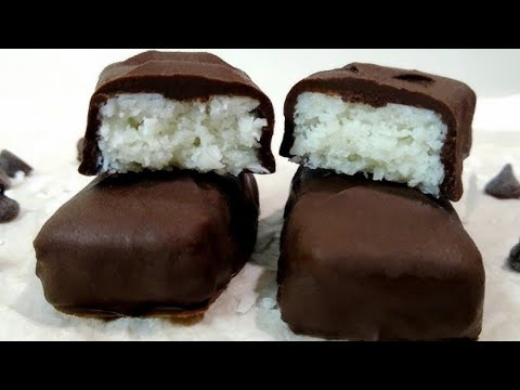 Homemade Bounty Bars Recipe🍫| The easy Coconut Chocolate Treats🍫| From Khana Sikhana🍫