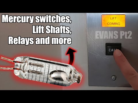 Old EVANS lift motor room (Mercury switches, relays and more!)