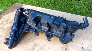 PCV housing / camshaft cover strip down - Land Rover Freelander 2