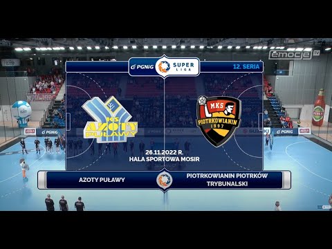 12. seria Azoty Puławy - Piotrkowianin Piotrków Trybunalski [SKRÓT]