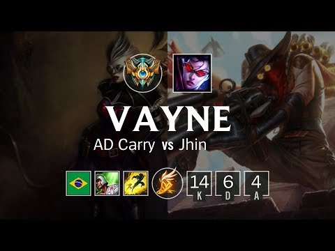 Vayne ADC vs Jhin - BR Challenger Patch 8.23