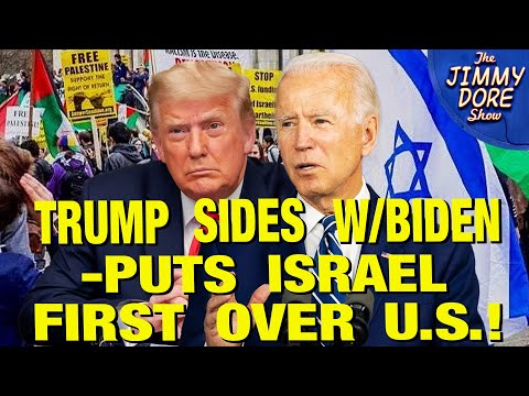 Trump Chooses Isr@el! Over Americans & Their Right To Protest War!
