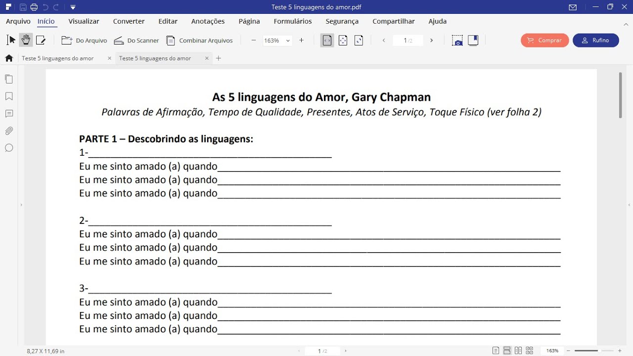 Watch Now Explicação - Teste as 5 linguagens do amor Explicação - Teste as 5 linguagens do amor
