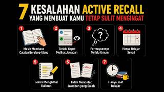 Cara Belajar Efektif: 7 Kesalahan Active Recall yang Sering Dilakukan