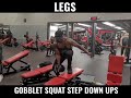 BEAUTIFUL LEGS WITH GOBBLET SQUAT STEP DOWN UPS #damianbaileyfitness