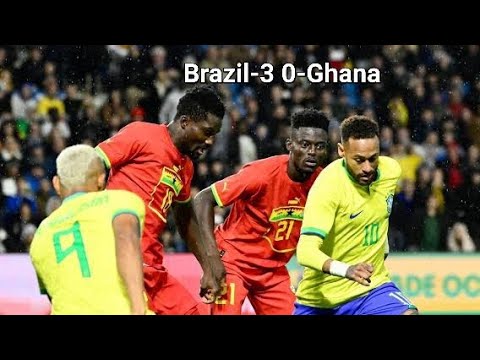 Brazil Vs Ghana International Friendly Match Highlights Full Time