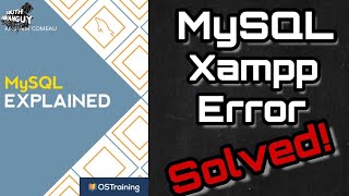 Xampp MySQL Error Solved | Can&#39;t connect to Localhost? - I have solution!