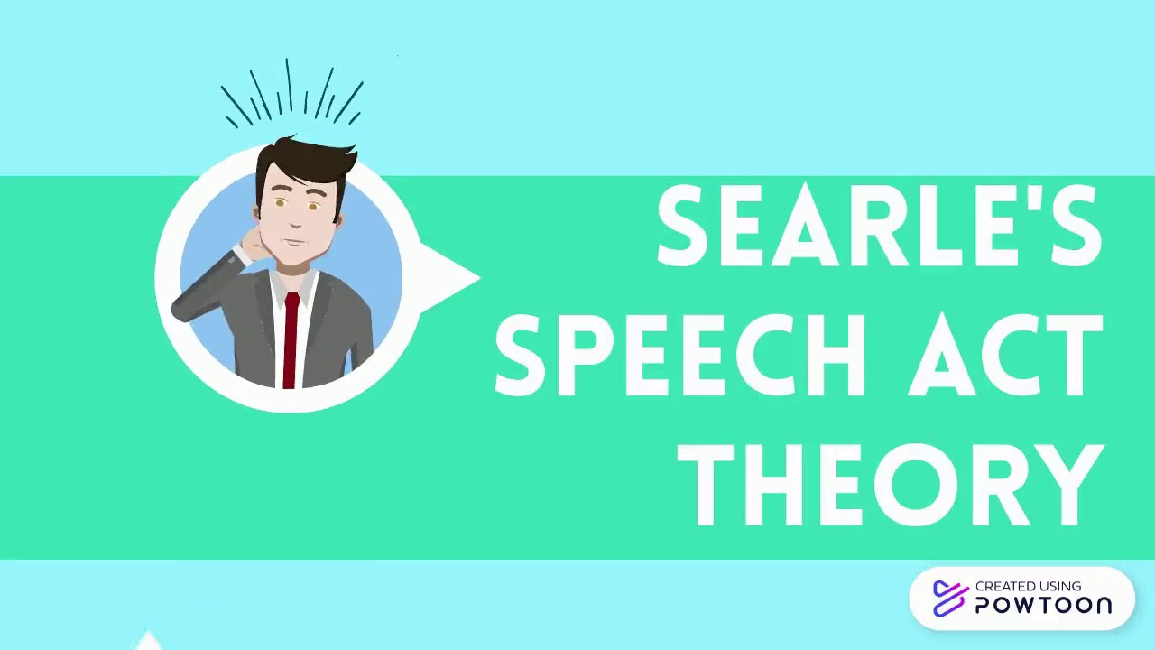 Searle's Speech act Theory in 3 minutes