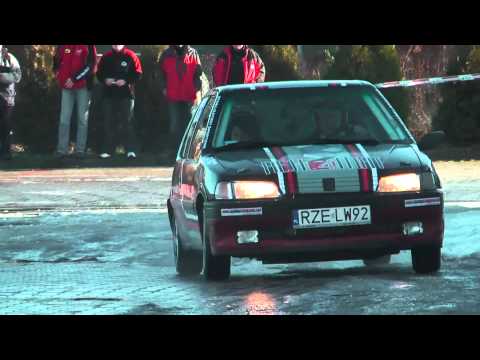 REH4MAT - Rafał Ziemiński  Peugeot 106 - II SuperOes WOŚP  2011-01-09 Rzeszów