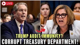 Linda Sánchez DESTROYS Scott Bessent After He Refuses to Explain Trump Audit Immunity
