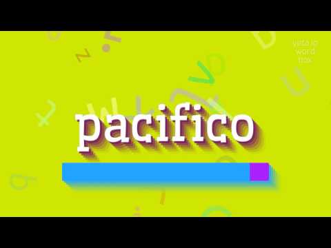 How to say "pacifico"! (High Quality Voices)