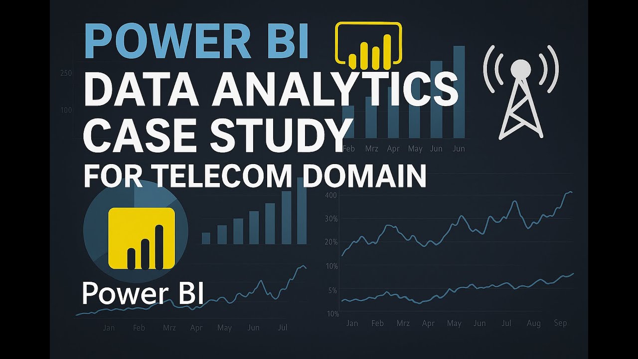 Power BI Telecom Data Analytics Case Study | Analyzing Telecom Customer Churn