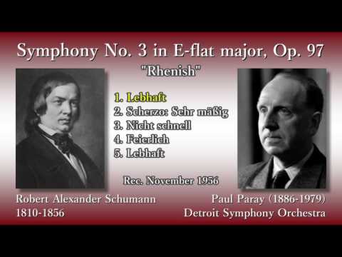 Schumann: Symphony No. 3, Paray & DSO (1956) シューマン 交響曲第3番 パレー