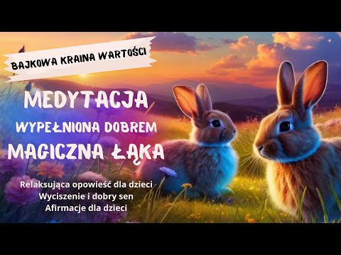 Medytacja dla dzieci na sen | Relaks i wyciszenie | Afirmacje dla dzieci | Bajka na dobranoc