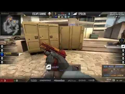 Second Pistol Round Travesty in Escape vs Epsilon game st vs REZ 1v1