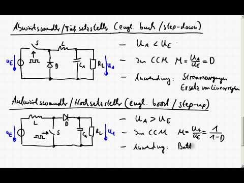 LE4_1b DC/DC Wandler - Grundschaltungen