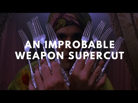 A Surprisingly Comprehensive Supercut Of Unexpected Items Used As Weapons In Movies