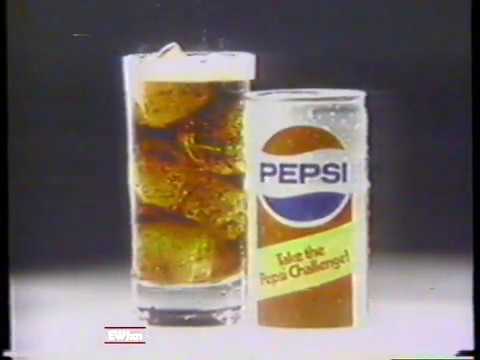 1982 Pepsi Cola "Take the Pepsi challenge" TV Commercial