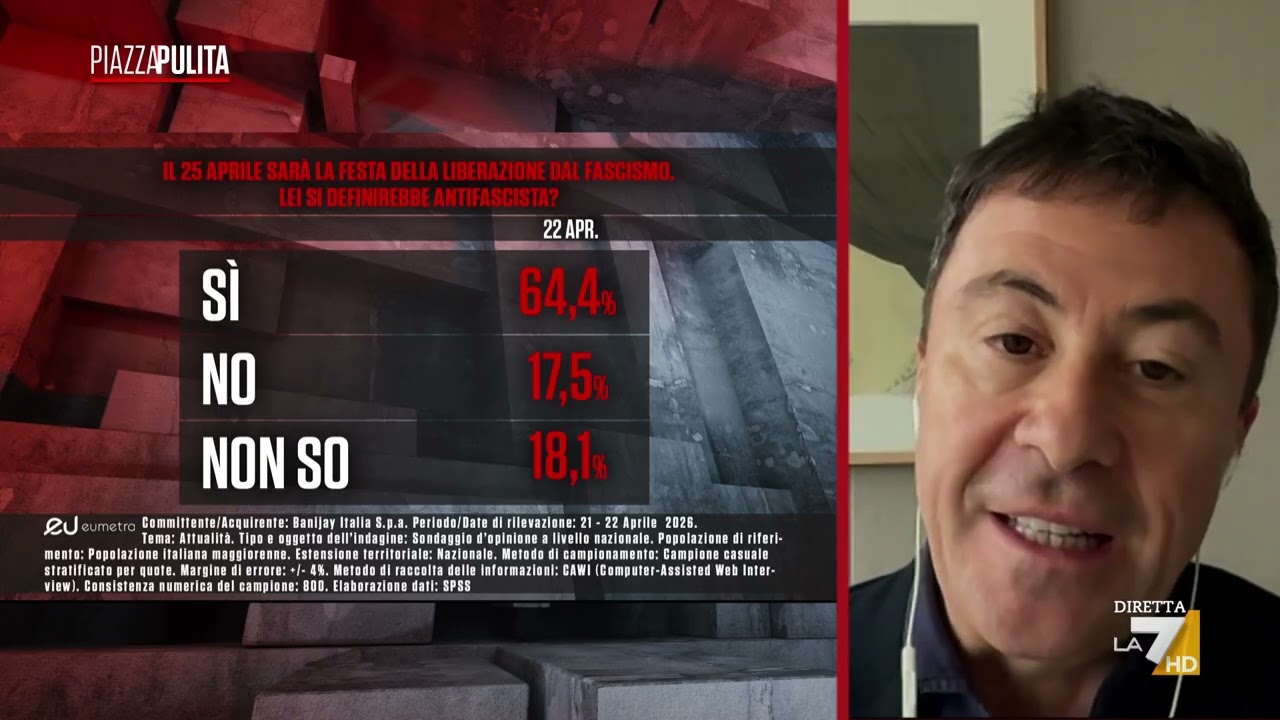 25 aprile, Bocchino: "Ci sono due modi di definirsi antifascisti...". Fratoianni ironico: ...