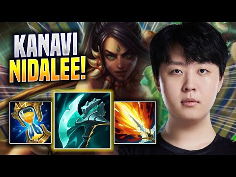 KANAVI IS A GOD WITH NIDALEE! - JDG Kanavi Plays Nidalee JUNGLE vs Elise! | Season 2023