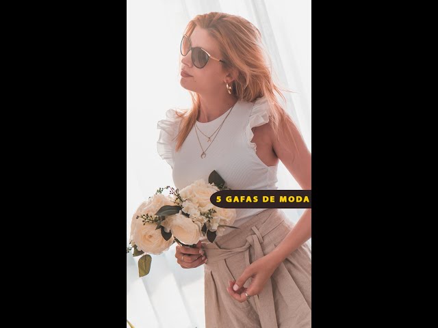 Vídeo relacionado con Frienda Gafas de Sol de Influencia Gafas Retros de Disfraz de Hombre Mujer (Ovalada, Blanco)