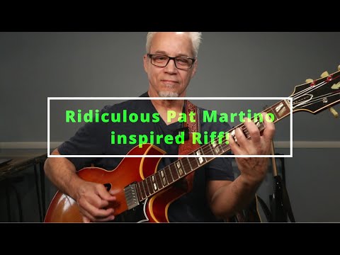 Lesson - RIDICULOUS Pat Martino Riff over Am7