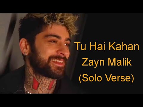 Tu Hai Kahan - ZAYN (SOLO VERSE) | Lyrics With English Translation | #zaynmalik #tuhaikahan #zayn