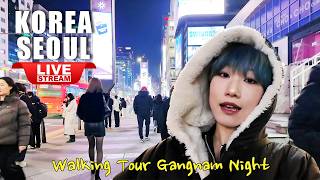 Download lagu Live Korea 2026 🔴 Korean nightlife Gangnam | Fantastic Seoul walk | Korean Food Street walking tour mp3