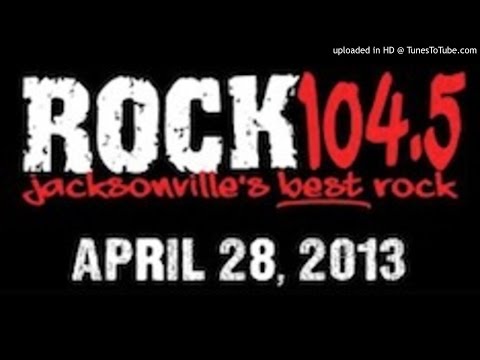 Rock 104.5 - WFYV Jacksonville, FL  - 4/28/13 Stunting before format change