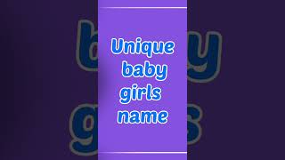 Download lagu unique baby girl names #shorts #viralshorts #ytshorts mp3 Download lagu unique baby girl names #shorts #viralshorts #ytshorts mp3