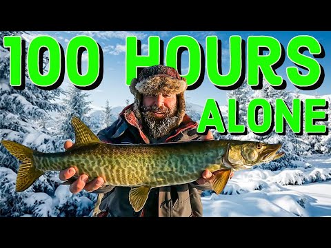 100 Hours ALONE in the FRIGID NORTH : 9 Muskie Day!