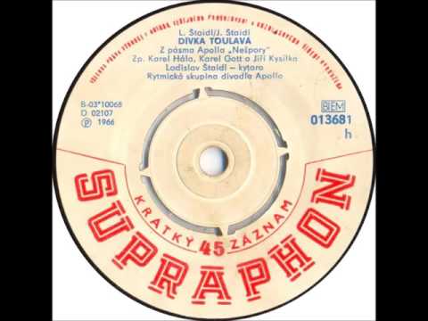 Karel Hála, Karel Gott a Jiří Kysilka - Dívka toulavá [1966 Vinyl Records 45rpm]
