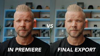WHY PREMIERE RUINS YOUR COLOR GRADE... THERE IS A FIX!