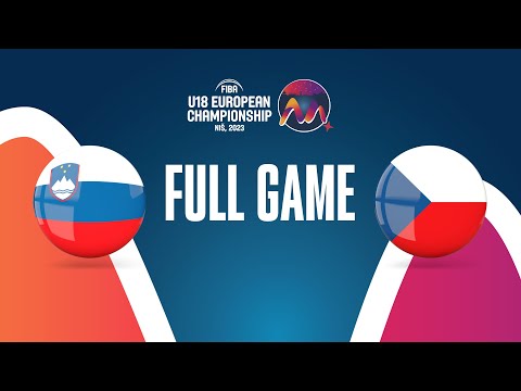 Slovenia v Czech Republic | Full Basketball Game | FIBA U18 European Championship 2023