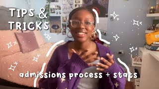 STATS & APPLICATION/ADMISSION TIPS (from an *incoming* Phillips Exeter Academy prep!)